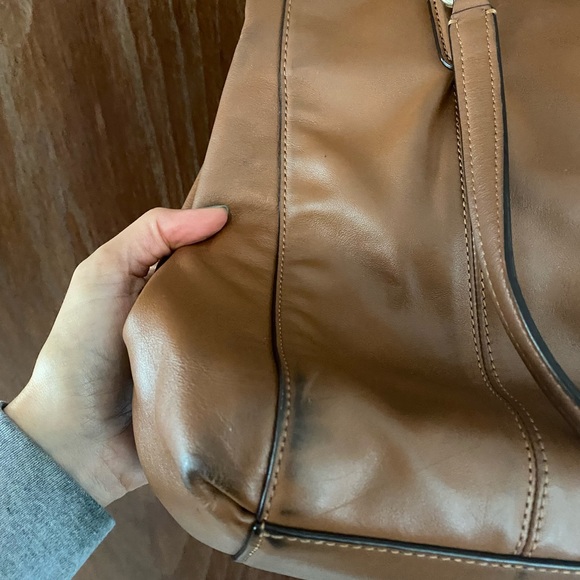 Brown Coach Handbag/Tote - Picture 3 of 10